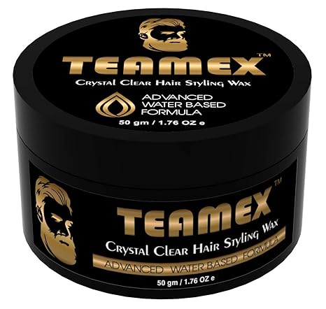 Teamex Crystal Clear Hair Styling Wax Amazon In Health