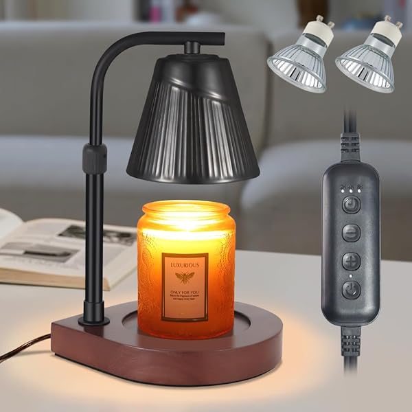 CERAMIC CANDLE WARMER LAMP WITH TIMER DIMMABLE ELECTRIC...