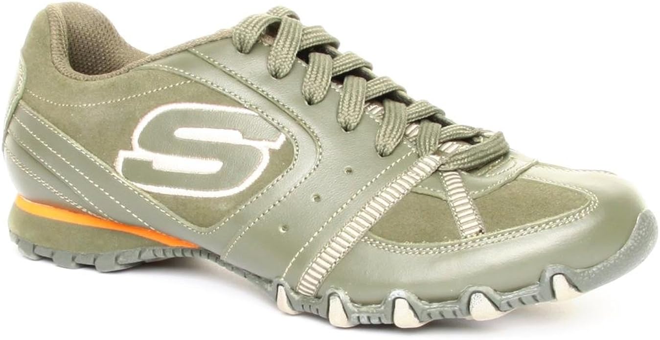 skechers olive green shoes