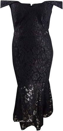 xscape lace midi dress
