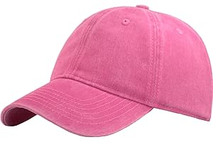 TSSGBL Vintage Cotton Washed Baseball Caps Unstructured Low Profile Adjustable Distressed Dad Hat for Men Women S-M-L-XXL