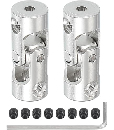Shaft Coupling 4mm To 4mm L25xD14 Rigid Stepper Motor Wheel Coupler Blue 2 Pcs | UK - View #7