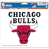 WinCraft NBA Chicago Bulls Multi-Use Colored Decal, 5" x 6"