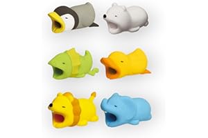 6 Pack Cute Cable Protector Animals, Phone Charger Cord Protector Phone Accessories Charger Protector Cute Cable Protector fo