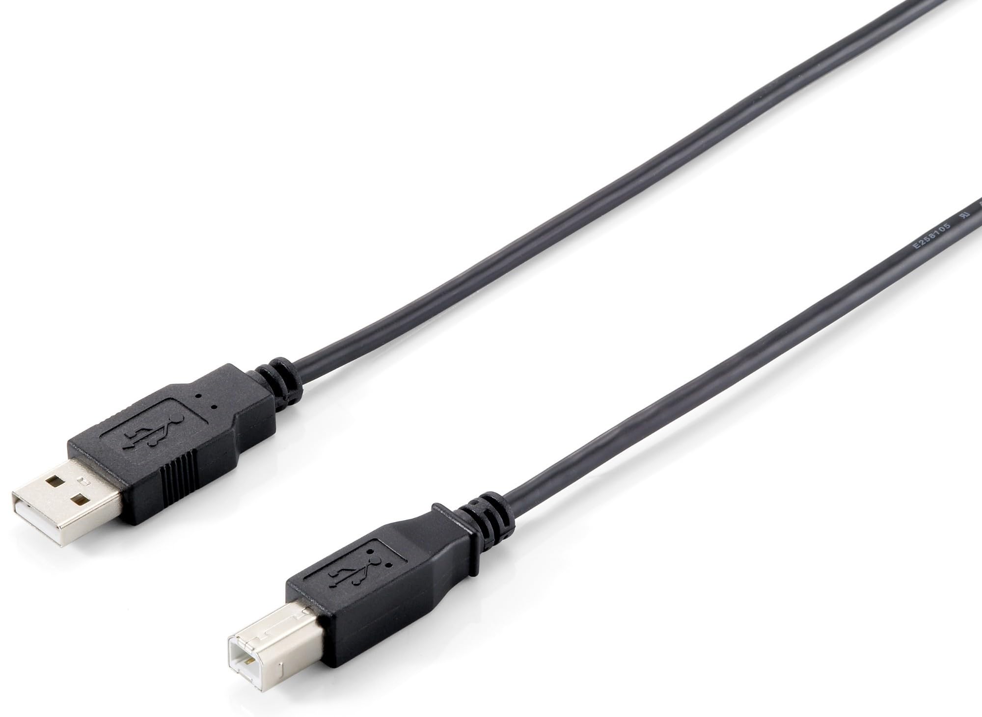Equip USB 2.0 Cable/USB A Male to USB B Male / 3 m Black