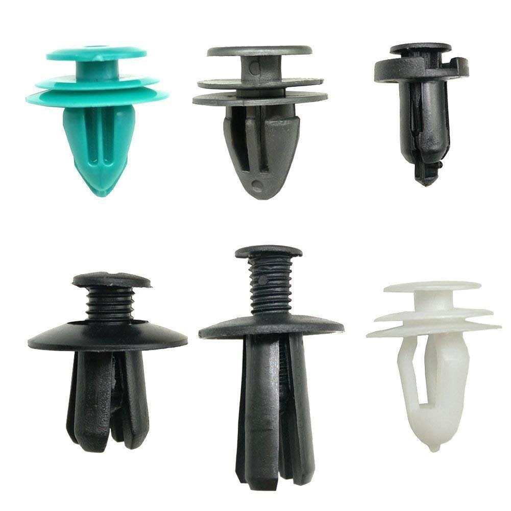 CNIKESIN Universal 730Pcs Auto Fastener Clips Door Trim Panel Clip 17 Kinds Mixed Bumper Clips Rivet Retainer Fender Fasteners for BMW TOYATA Volkswagen ECT