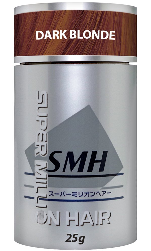 Super Million Hair - 1 x 25g Hair Building Fibres - No.4 Dark Blonde