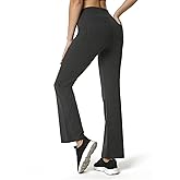 Houmous S-XXXL 29''31''33''35'' Inseam Women's Cotton Bootcut Pants Inner Pocket
