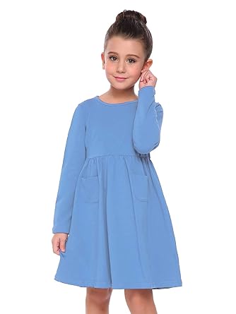 little girl long sleeve dresses