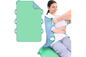 i COVER 34"x52" Positioning Bed Pad with Reinforced Handles, 2 Pack Waterproof & Reusable Incontinence Pads for Turning, Lifting and Repositioning, Patients/Elderly Moving Pad for Home & Hospital