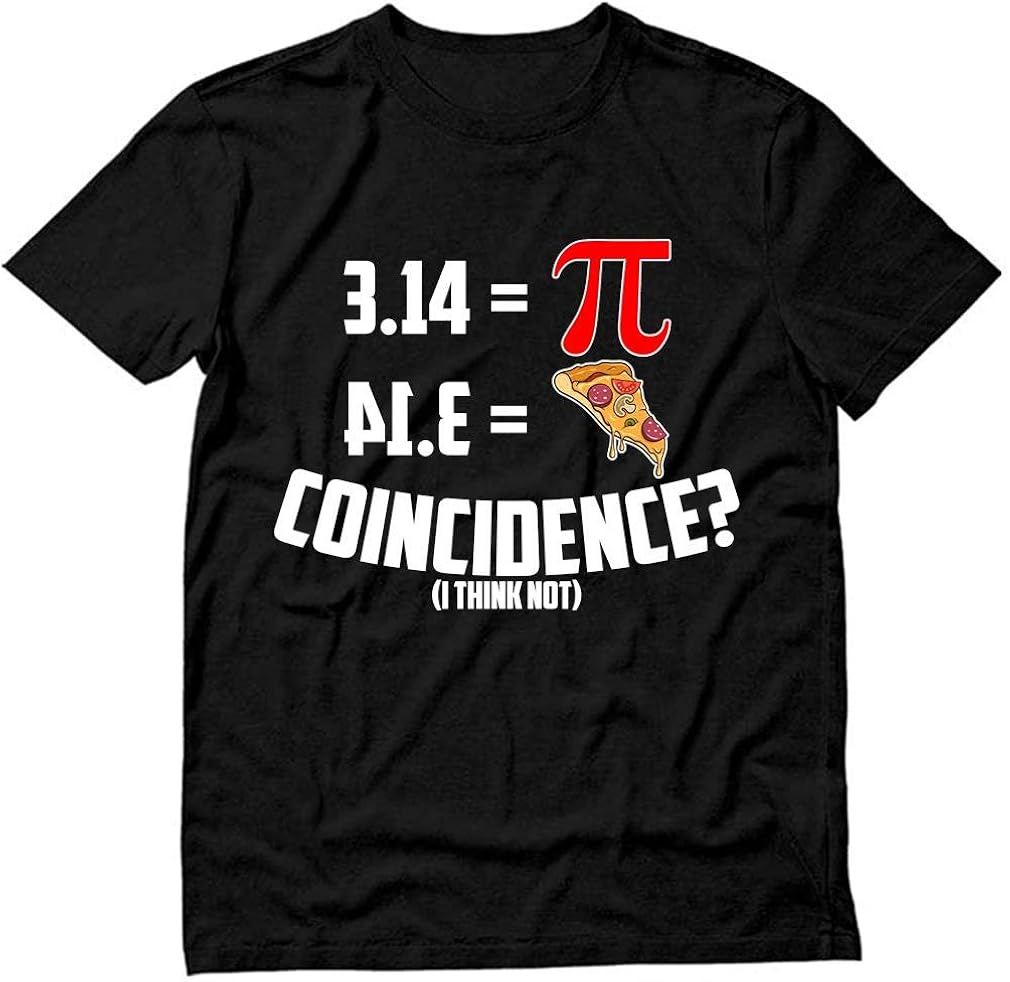 Pi Equals Pie Funny Math Pun Pi Day Quotes Sayings Cotton Short Sleeve TShirt Black