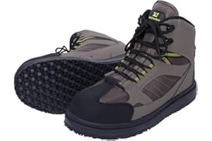 Kylebooker Men's Fishing Wading Boots Lightweight Anti-Slip Waders Shoes for Fly Fishing