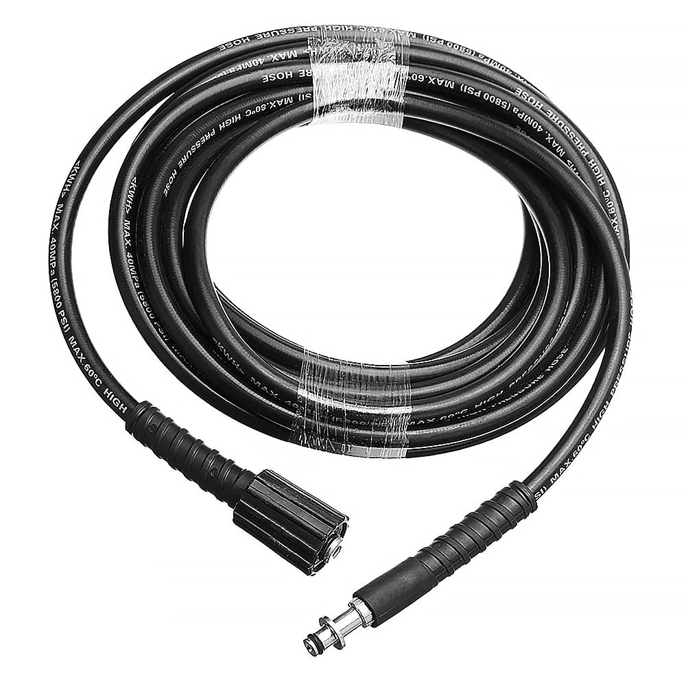 JOYFULBID High Pressure Washer Water Hose for Cleaning, 6m / 8m / 10m for Karcher Series(Old Version Round Connect Head, 6M)