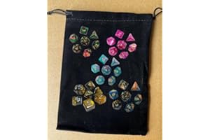 35 PCS Double Color DND Dice Set, Polyhedral Dice for Dungeons and Dragons RPG Tabletop Role Playing Games