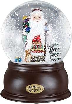 Mercks Vieux Monde Musical Délavé Père Noël Boule De