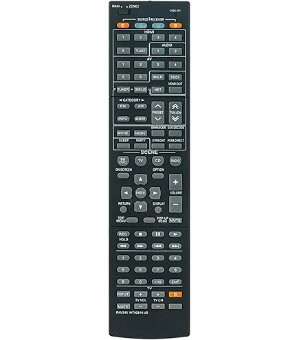 YAMAHA リモコン WM23860 Amazon.com: RAV463 Replace Remote Control fit for Yamaha Home