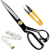 Fabric Scissors Professional 10 inch Heavy-Duty Sewing-Scissors for Leather Industrial Strength High Carbon Steel Tailor-Shea