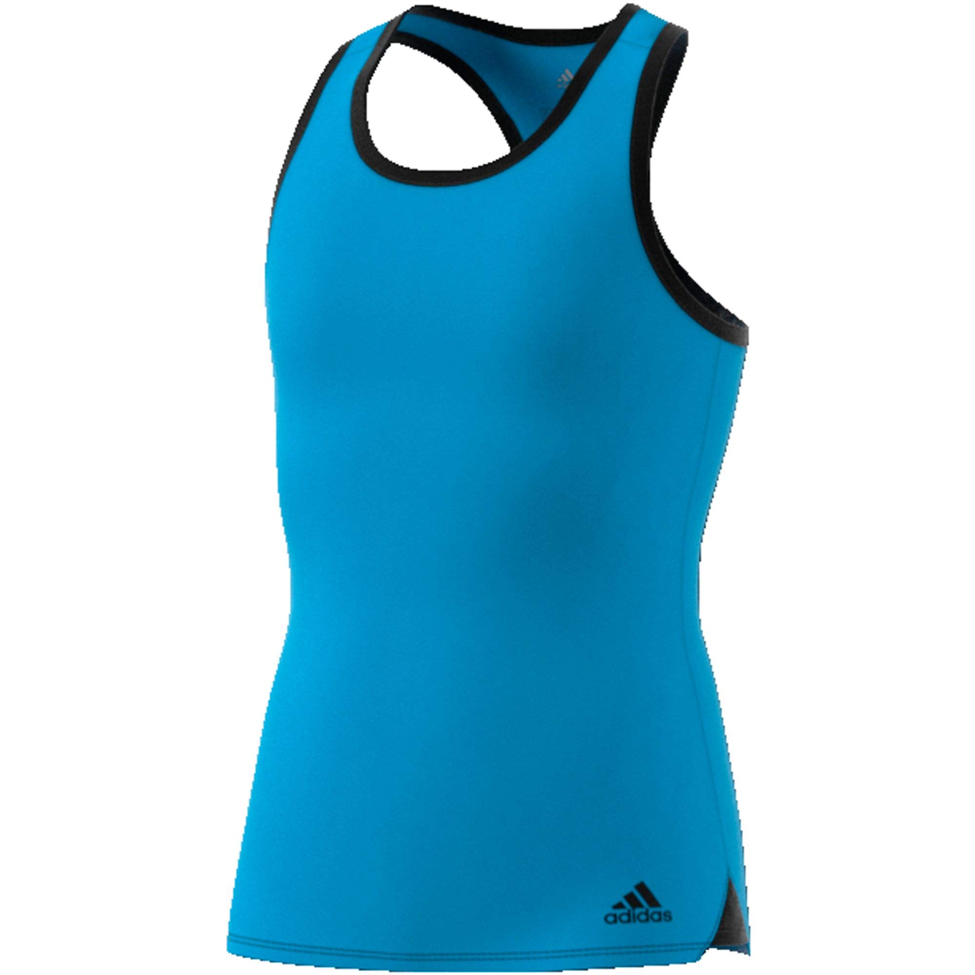 adidas Girls Club Tank Top Light Blue Black 170 Outerwear