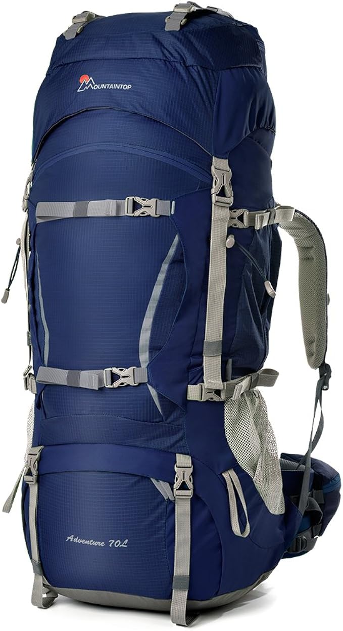 Mountaintop 70L/75L Internal Frame Hiking Backpack