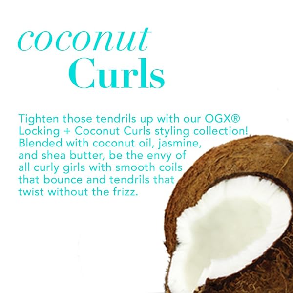 OGX QUENCHING + COCONUT CURLS SHAMPOO, 385ML
