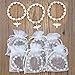 WE 12 Pcs Angel Wing Cross Bracelet Favor - Baptism Christening Bautizo Recuerdos First Communion Gift for Guests