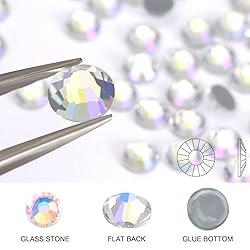 Flatback Hotfix Rhinestones Glass Round Crystals