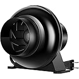 VIVOSUN 4 Inch 195 CFM Inline Duct Ventilation Fan HVAC Vent Blower for Hydroponics Grow Tent