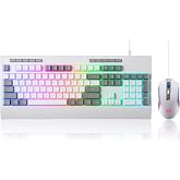 Redragon S151 Combo, K525 MembraneGaming Keyboard + M616 10000 DPI Mouse | 4 On-the-Fly Combos, No Software Needed, 6-Button Precision Control, Full-Size Layout, Shared Dongle, On-Board CPI Mice