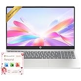 HP 15.6" Business Laptop Computer with Microsoft 365 • 2026 Edition • Copilot AI • Intel 4-Core N100 CPU • 1.1TB Storage (1TB OneDrive + 128GB SSD) • Windows 11 • w/o Mouse