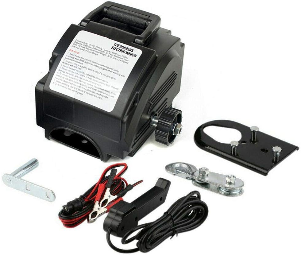 Electric winch Motor winch Stroke Rope hoist Cable winch Crane winch 906KG