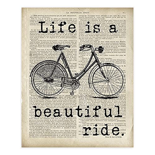 Life Is A Beautiful Ride Art Print - Unframed - 8x10 | Pricepulse