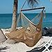 Caribbean Hammocks Large Chair - 48 Inch - Polyester - Hanging Chair - tan