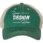 INK STITCH Unisex OFA Legacy Custom Personalized Add Logo Texts Old Favorite Trucker Caps