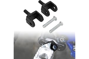 Runfarr Dirt Bike Foot Pegs Mount Bracket,CNC Aluminum Footpegs Rest Mounting Holder Clamps for Surron Light Bee X and S/X160