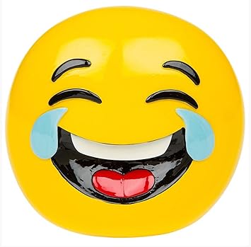 Ceramic Emoji Money Bank Piggy Bank Money Box Savings Collection Money Tin -