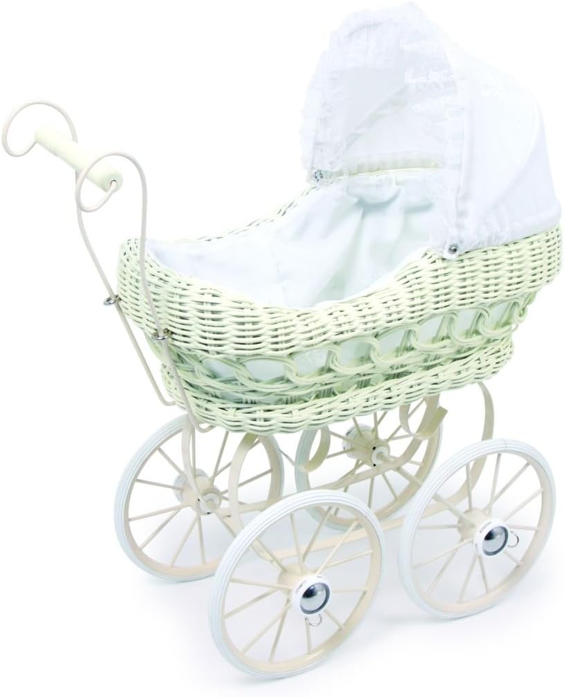 legler wicker dolls pram