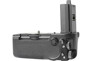 Luocute Vertical Battery Grip, Replacement for VG C5 with 2 NP FZ100 Batteries, Front Rear Dials AF ON Button, for Stable Ver