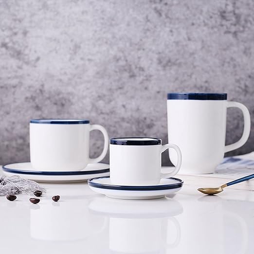 Eoco Platos de comedor-plato de porcelana Durable utensilios de ...