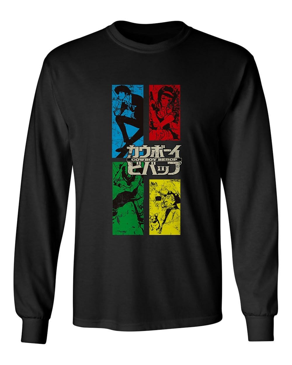 New Graphic Manga Crew Style Novelty Tee Bebop Anime T Shirt 4069 | Kitilan