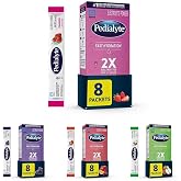 Pedialyte Fast Hydration Electrolyte Powder Packets, Variety Pack, 32 Single-Serving Powder Packets, Strawberry, Grape, Fruit Punch, Apple