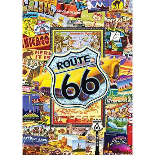 MasterPieces World's Smallest Jigsaw Puzzle Tin, Route 66, Collectable
