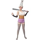 C-ZOFEK US Size Seiko Cosplay Costume Full Set Outfit with Eye Patches and Glasses for Women Halloween