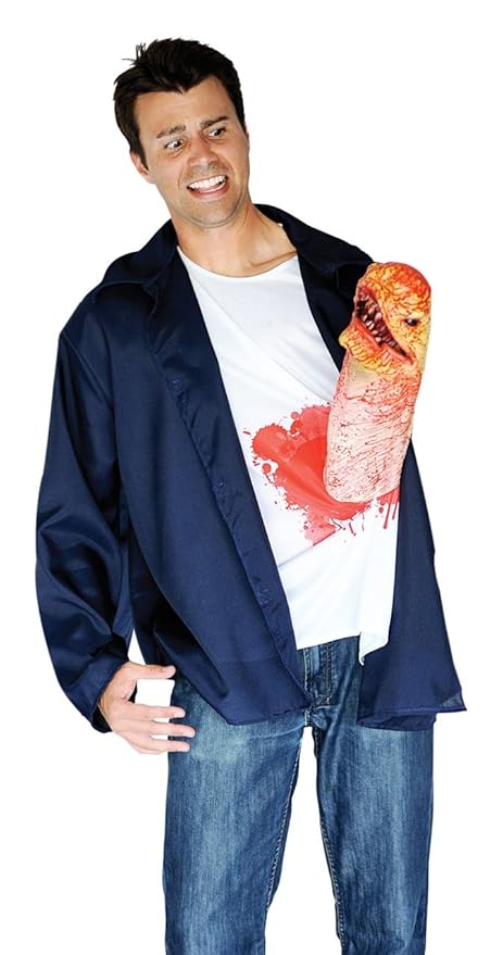 Morph MCCLMAGACBL - Alien Chestburster Illusion Erwachsene verrücktes Kleid Kostume, L