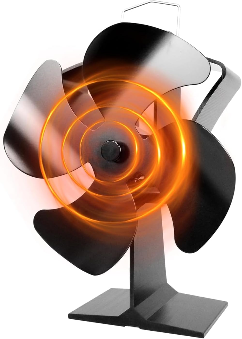 Tomersun 4 Blades Stove Fan Heat Powered Wood Burner Fireplace