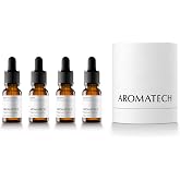 AromaTech The Bestsellers Set | Gift Set of Aroma Diffuser Essential Oils Blend of Santal, The Hotel, White Tea &amp; Thyme, and Love Affair - 10 mL (4 Pack)