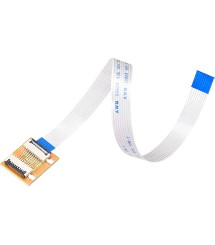 sourcing map FFC FPC 8 Pin 0.5mm 1mm DIP 2.0mm PCB Konverter mit 5 Stück 1mm 150mm Flachkabeln Kit
