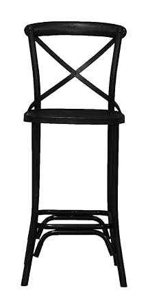 Bar Stool and Chair for Bar or Kitchen (Black Finish)