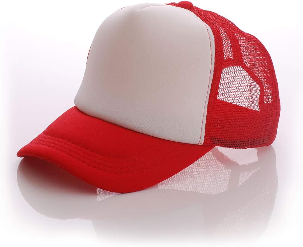 custom red trucker hat