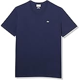 Lacoste Mens Tall Fit V-Neck Short Sleeve Regular Fit Pima Cotton T-Shirt