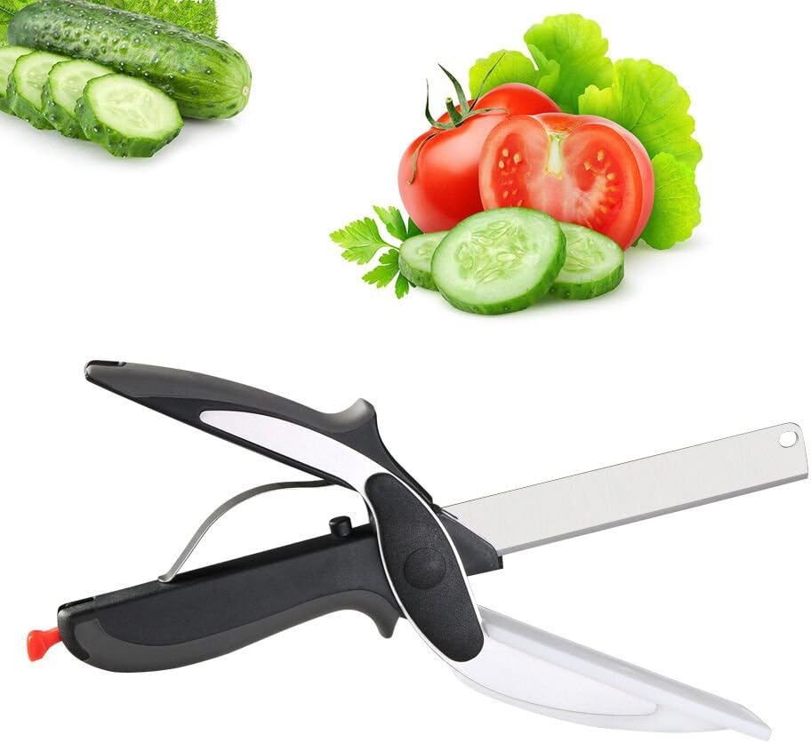 flintronic Clever Cucina Cutter 2in1, Cucina Coltelli e Taglieri, per